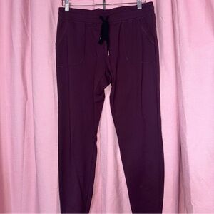 ZYIA Active Plum Drawstring Joggers